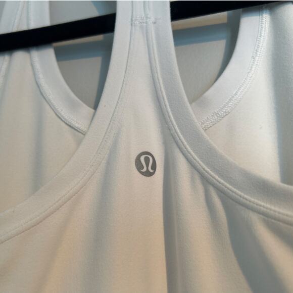 Lululemon Racerback Tank Top – White, Women’s Size 4 - Picture 7 of 7